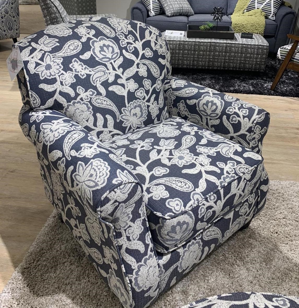 Fusion Furniture 532 Accent Chair With Rolled Arms Reeds Furniture Upholstered Chairs