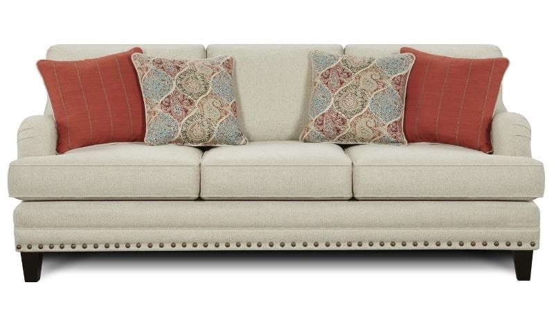 Fusion Furniture 5960 Transitional Sofa With English Rolled Arms Fusion Furniture 5960sofa