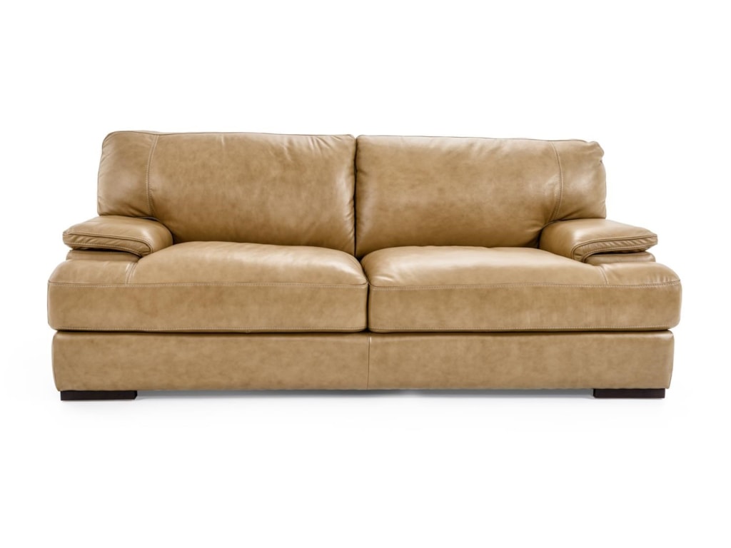 Futura Leather 10027 Casual Sofa With Wide Seat Cushions - Baer's Furniture - Sofas Futura Leather 10027 Casual Sofa With Wide Seat Cushions - Baer's Furniture - Sofas