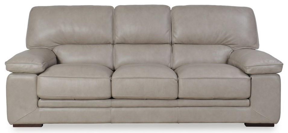 Futura Leather 10105 10105 30 Casual Sofa With Pillow Arms Dunk