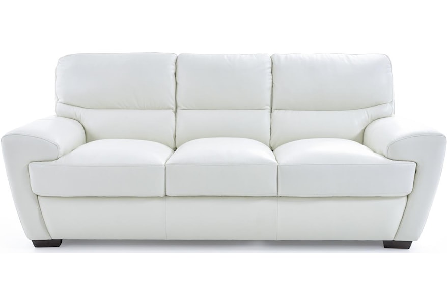 Futura Leather 10131 10131 30 1296s Contemporary Sofa With Angled