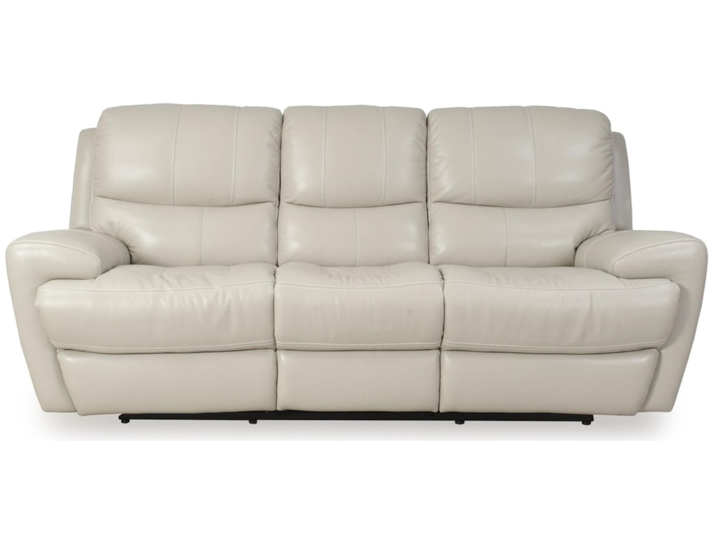 Contemporary Electric Motion Leather Reclining Sofa With Wide Leather Reclining Sofa