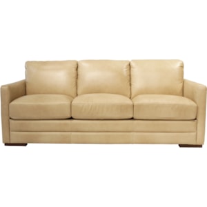 Futura Leather Monica M1465 66 Contemporary Sofa Sleeper With Track Arms Thornton Furniture Sleeper Sofas