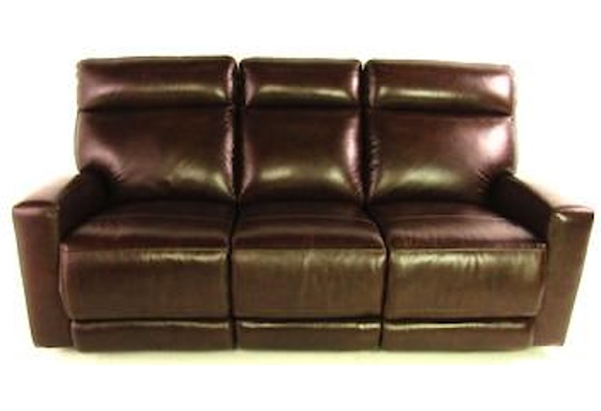 Dante Leather Sprintz Dante Infinite Position Power Reclining Sofa