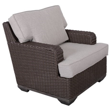Gatherings Brookstone Outdoor Club Chair With Cushion Belfort