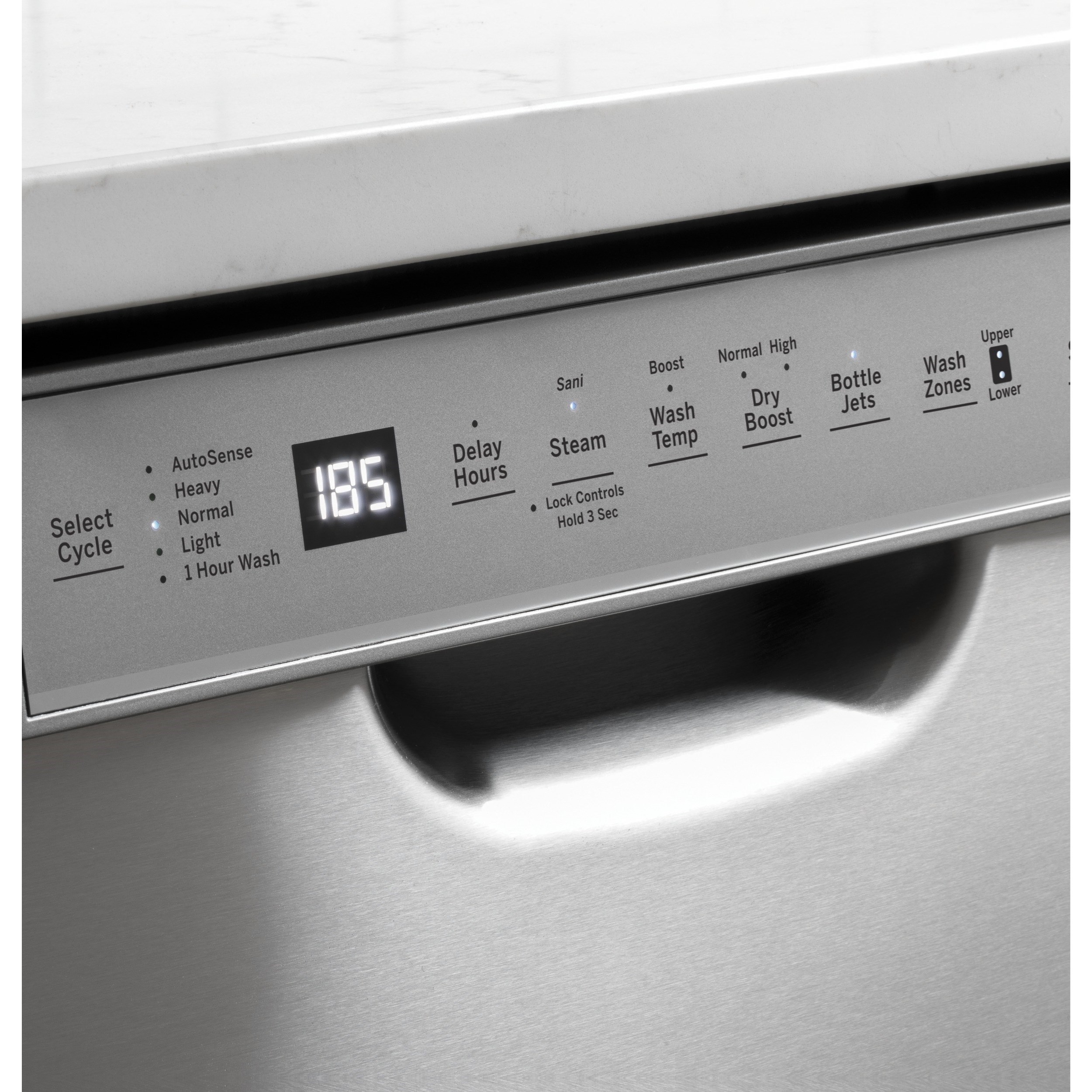 Ge Appliances Ge Stainless Steel Interior Dishwasher With Front Controls Vandrie Home Furnishings Dishwasher Built In