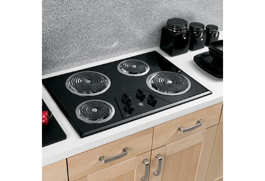 Ge Appliances 30 Built In Electric Cooktop With 4 Coil Elements.