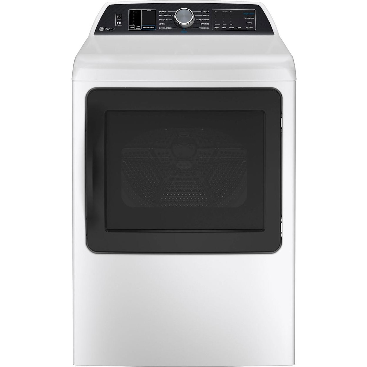 GE 3.6 Cu. Ft. Stackable Electric Dryer with Portable White