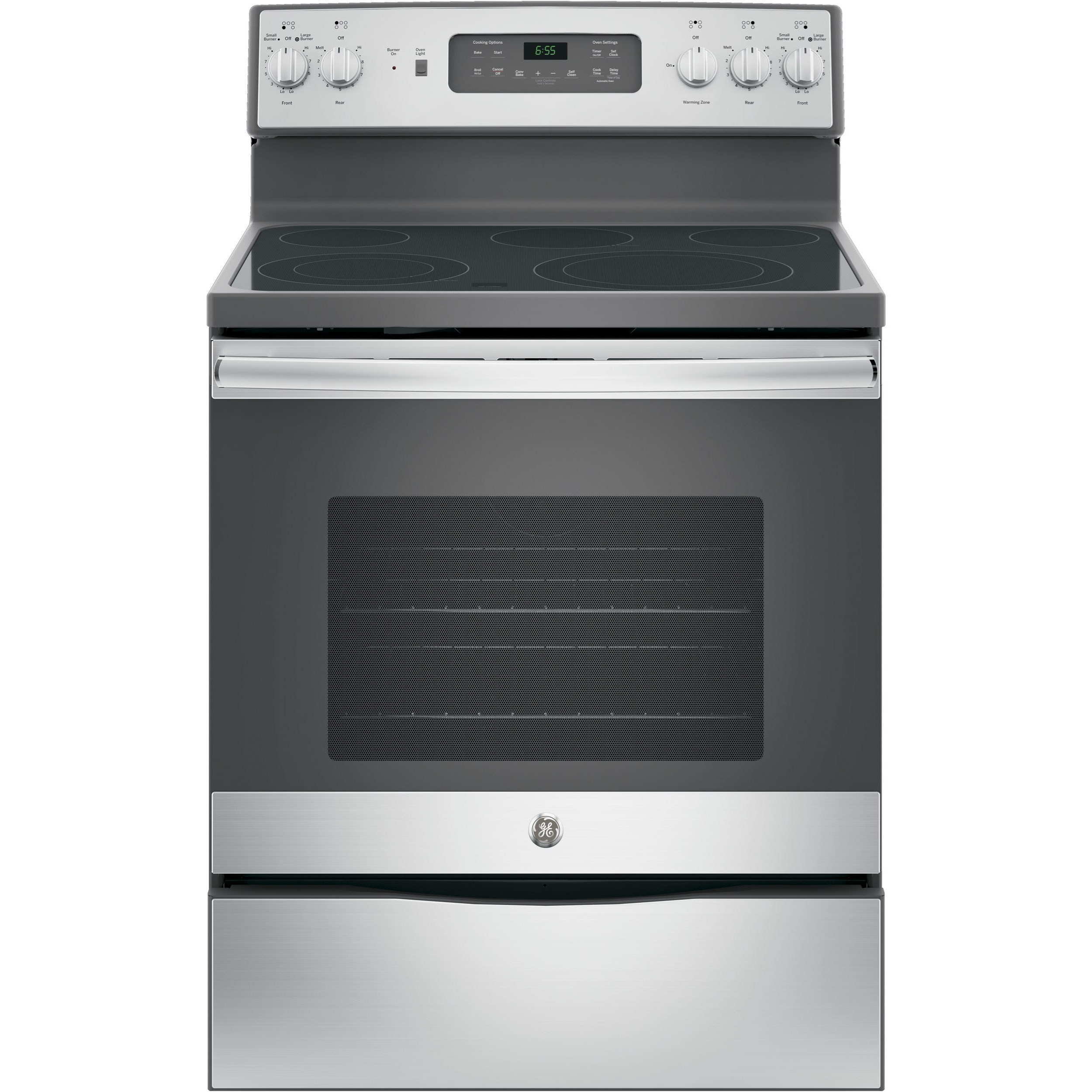 electric stove with convection oven
