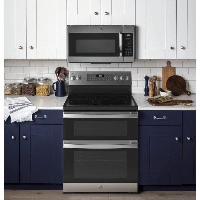 ge gas range electric oven