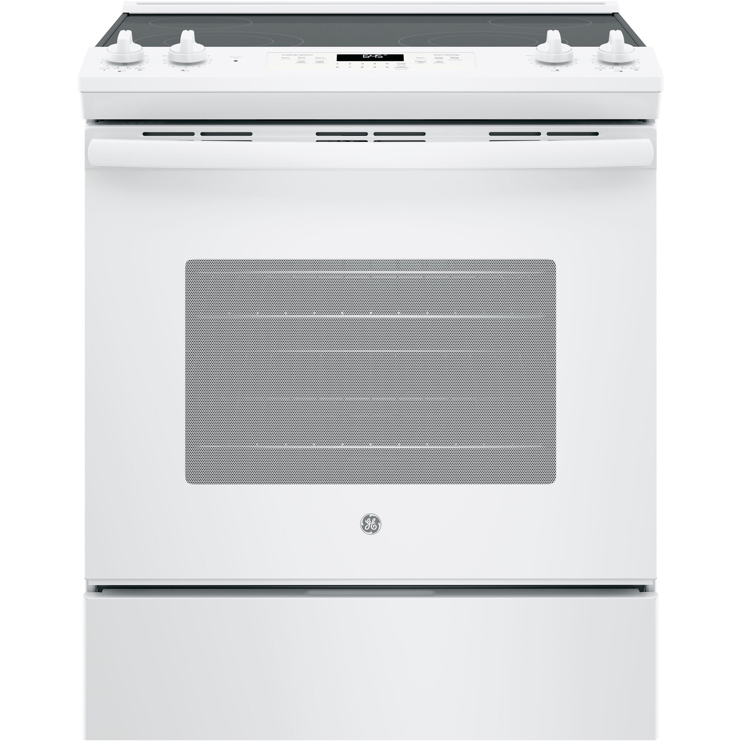 ge 30 inch electric range white