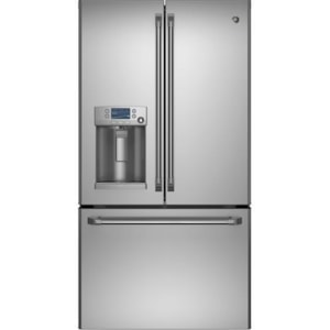 Ge Appliances Cfe28tshss Ge Cafe Series Energy Star 27 8 Cu Ft French Door Ice Water Refrigerator Furniture And Appliancemart Refrigerator French Door