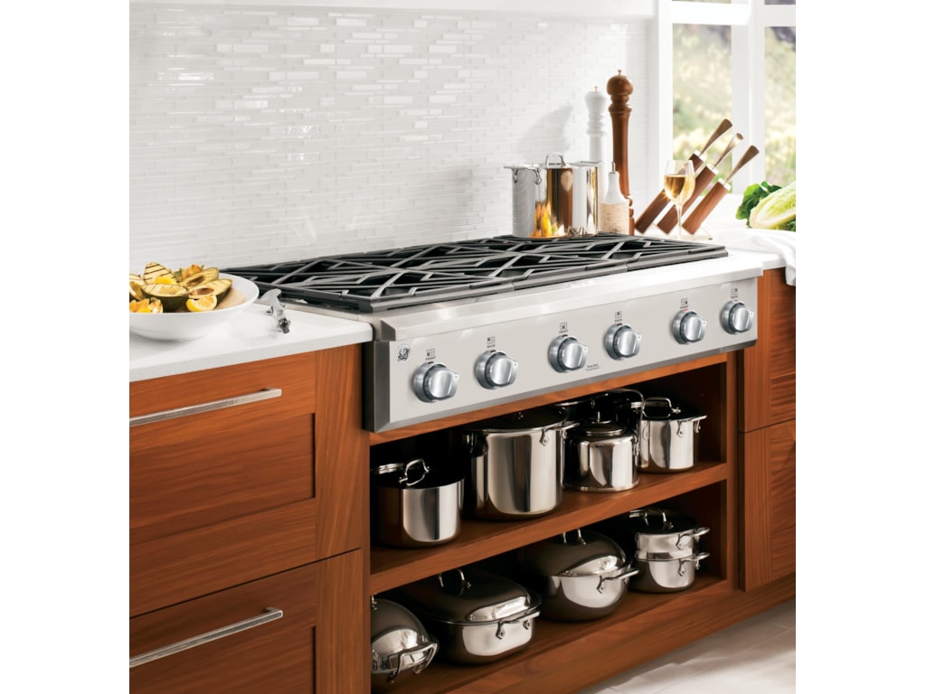 Ge Liances Cafe Series 36 Gas Cooktop With 6 Burners Ge Cafe Series 36 Gas Cooktop With 6 Burners By Liances Cooktops Collection