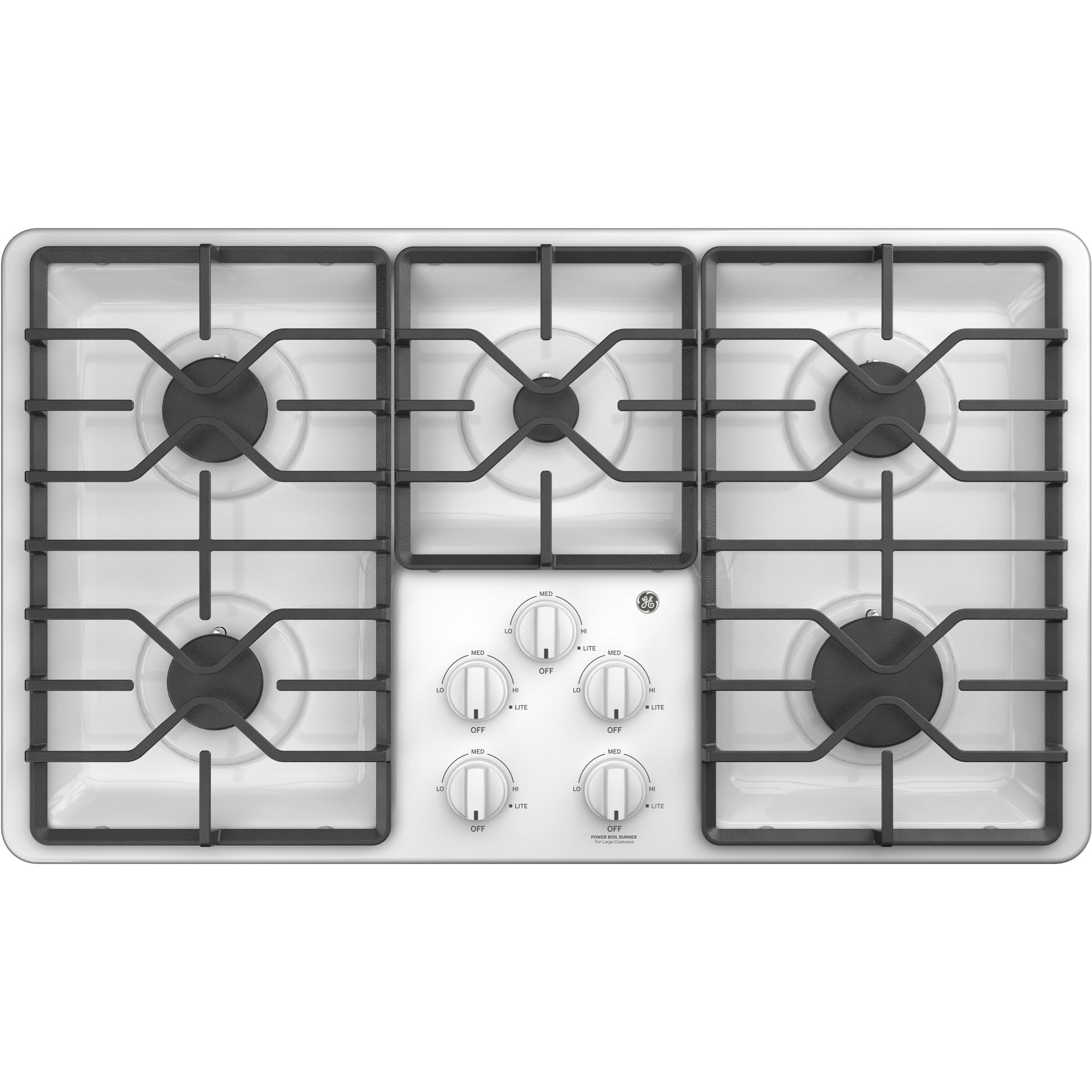 ge 36 5 burner gas cooktop