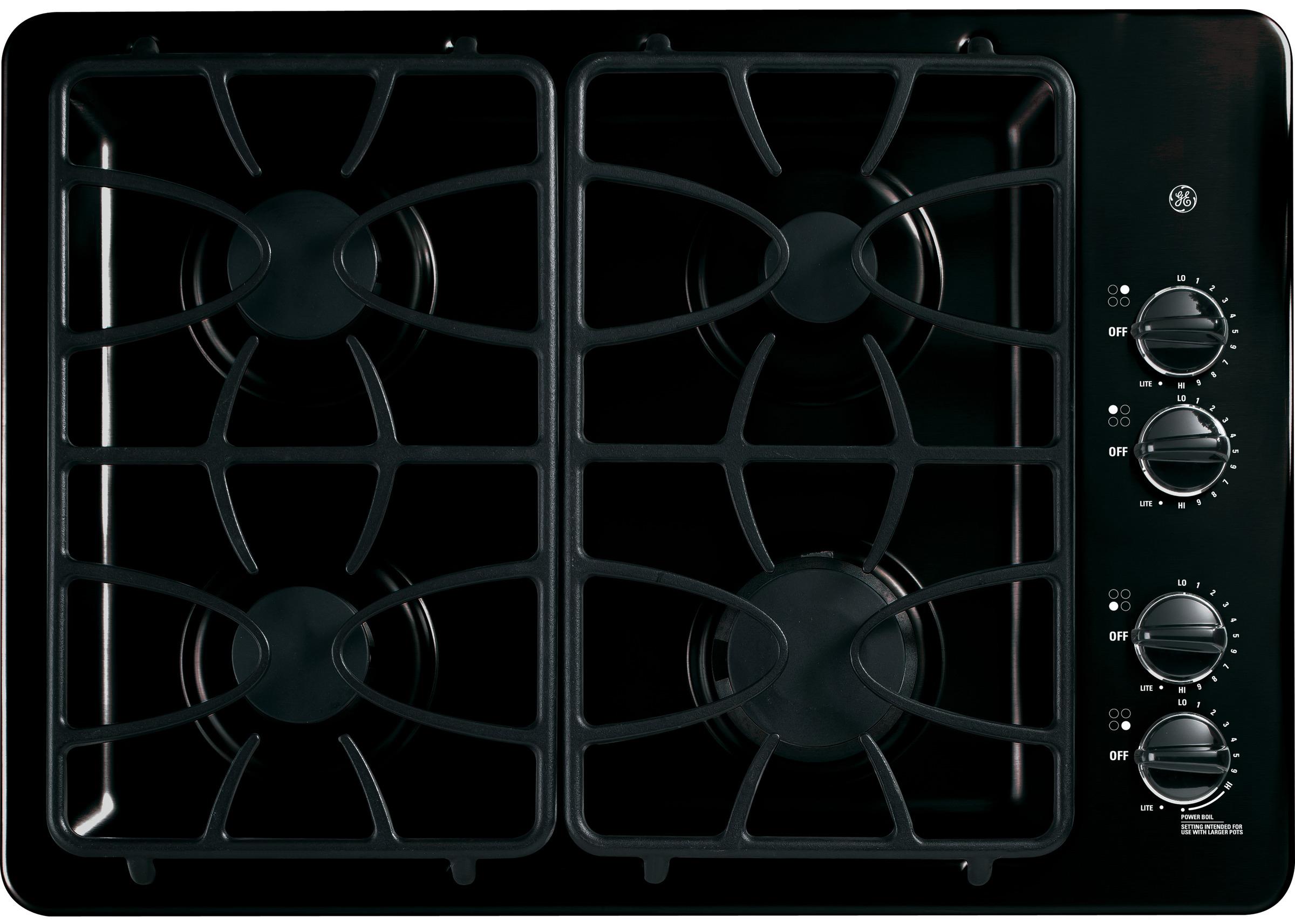 Ge Appliances 30 Built In Gas Cooktop With 4 Sealed Burners And