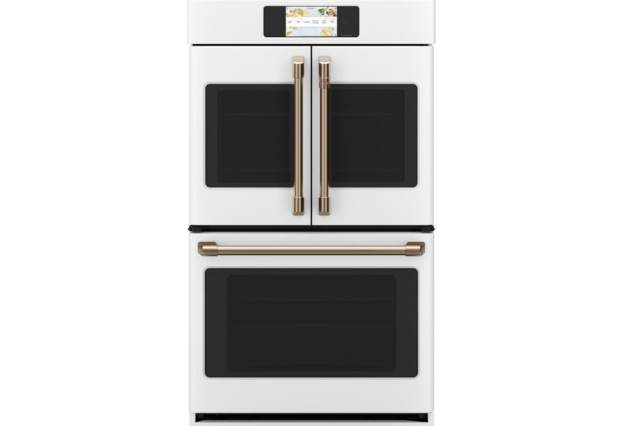 Ge Appliances Ctd90fp4nw2 Cafe Professional Series 30 Smart Built In Convection French Door Double Wall Oven Furniture And Appliancemart Ovens Electric Double