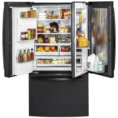 Ge Appliances 27 8 Cu Ft French Door Refrigerator With Door In