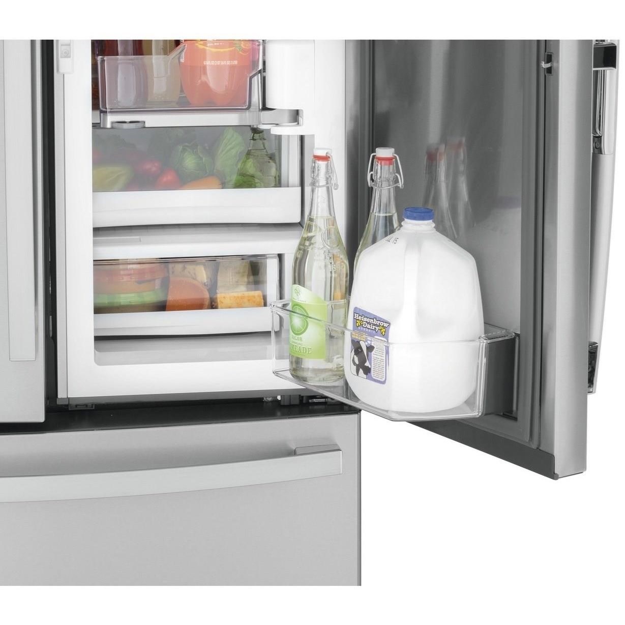 Ge Appliances Gfd28gynfs 27 8 Cu Ft French Door Refrigerator With Door In Door Furniture And Appliancemart Refrigerator French Door