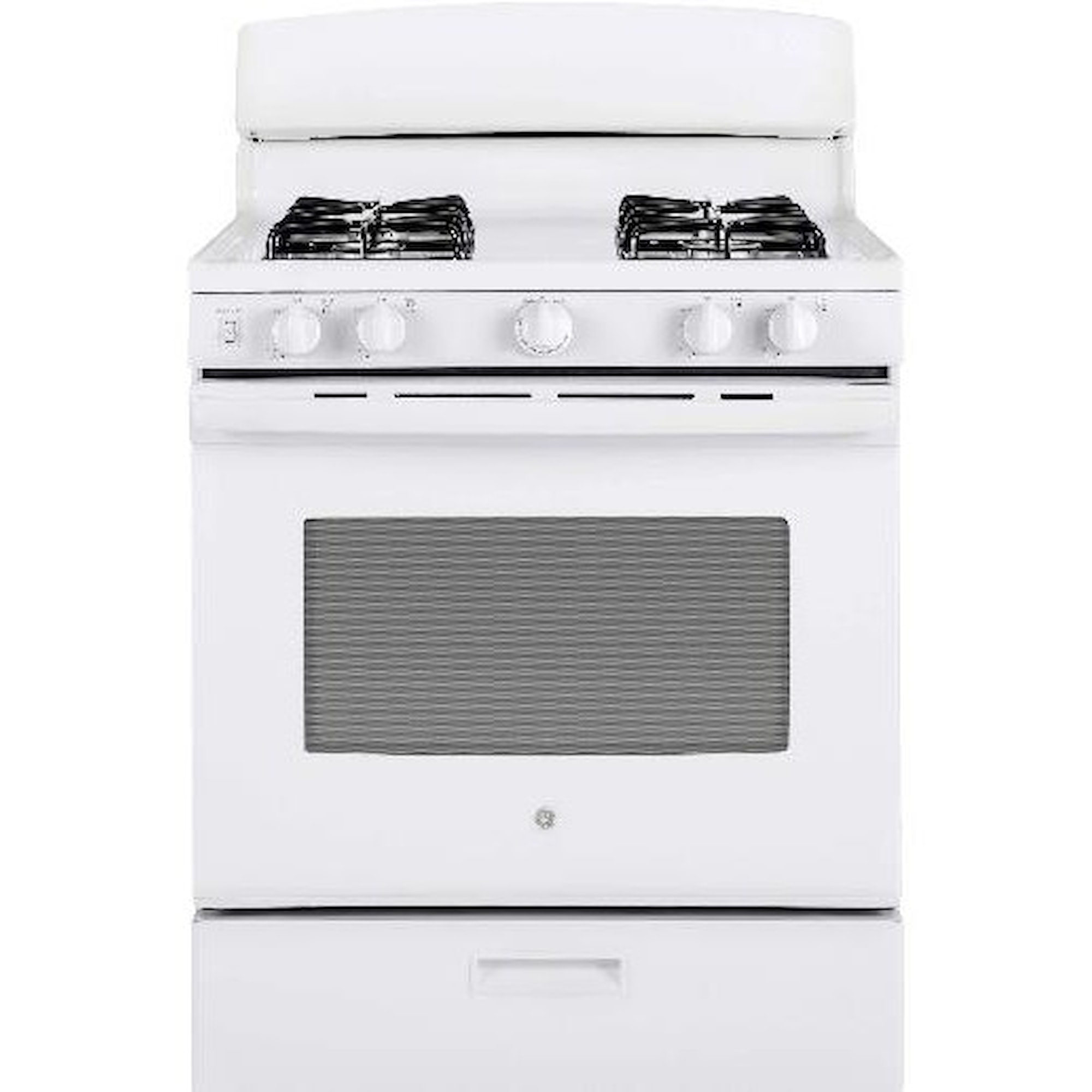 GE Appliances 817-90509-3 White 4.8 cf Gas Range | Furniture Fair - North  Carolina | Ranges - Gas: Slide-In