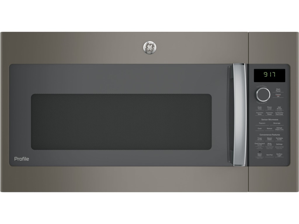 Ge Microwaves Profile Series 1 7 Cu Ft Convection Over The Range Microwave Oven By Liances At Vandrie Home Furnishings