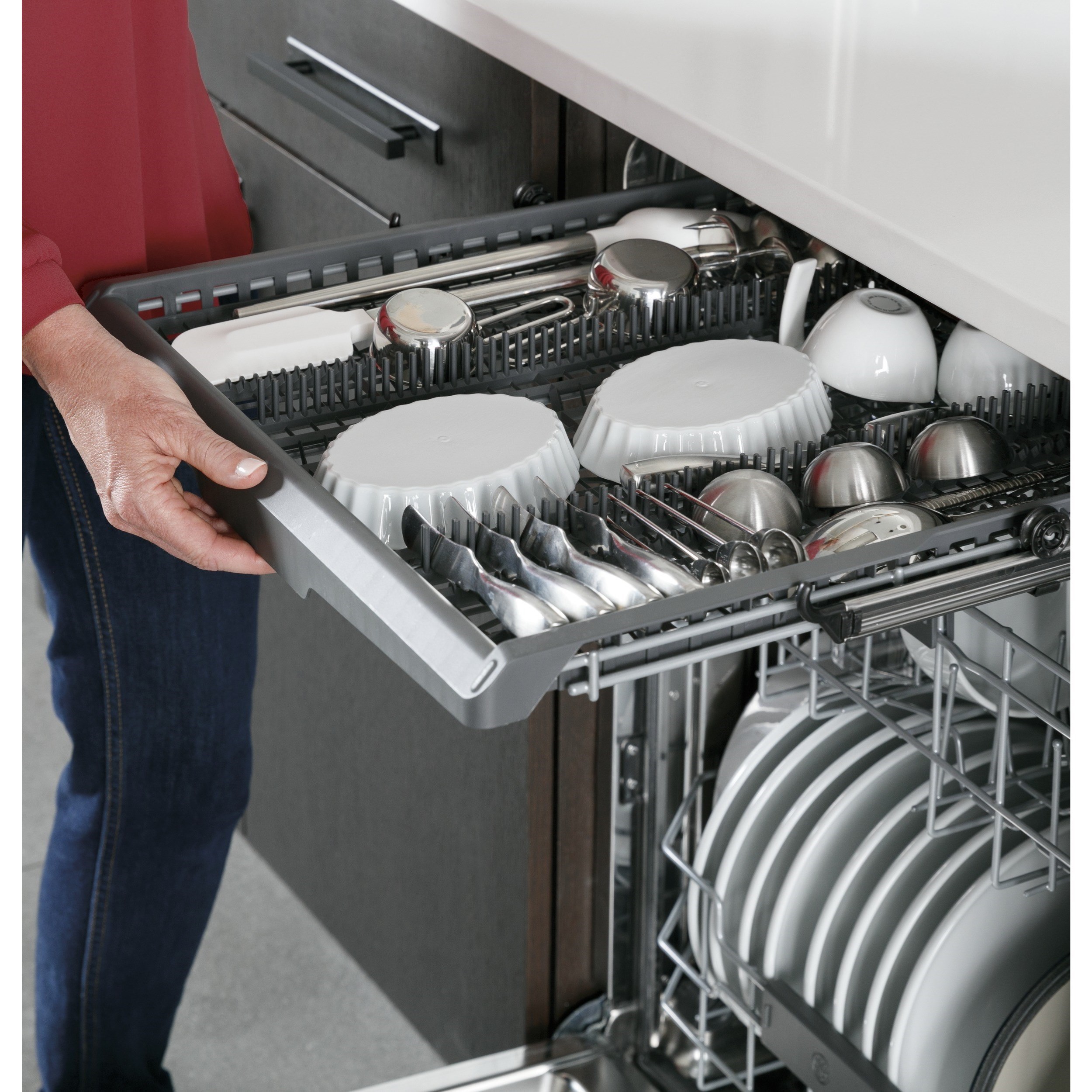 hidden control dishwasher