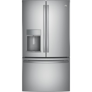 Ge Appliances Pfe28kskss Ge Profile Series Energy Star 27 8 Cu Ft French Door Refrigerator Furniture And Appliancemart Refrigerator French Door