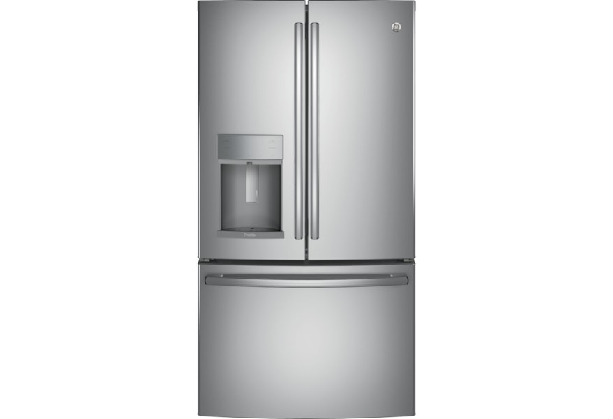 Ge Appliances Pfe28kskss Ge Profile Series Energy Star 27 8 Cu Ft French Door Refrigerator Furniture And Appliancemart Refrigerator French Door