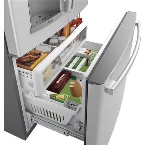 Ge Appliances Pfe28kskss Ge Profile Series Energy Star 27 8 Cu Ft French Door Refrigerator Furniture And Appliancemart Refrigerator French Door