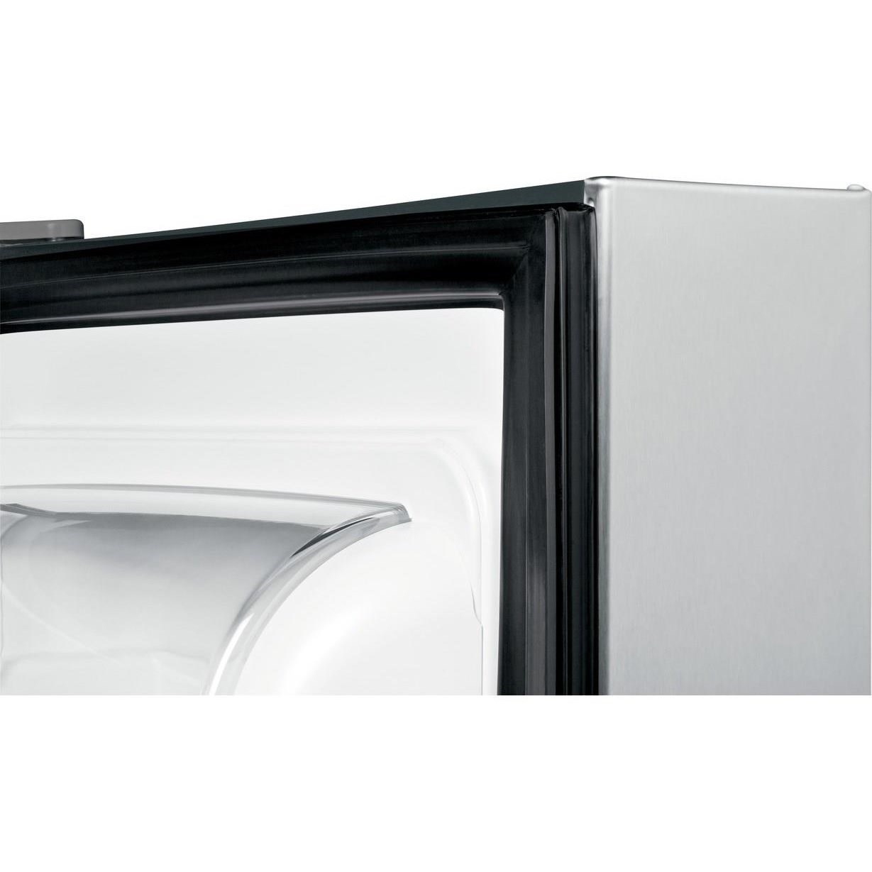 Ge 24 8 Cu Ft French Door Refrigerator With Ice Maker Stainless Steel Energy Star In The French Door Refrigerators Department At Lowes Com