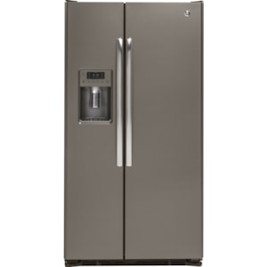 Ge Appliances Gzs22dmjes Ge Series 21 9 Cu Ft Counter Depth Side By Side Refrigerator Furniture And Appliancemart Refrigerator Side X Side With Dispenser