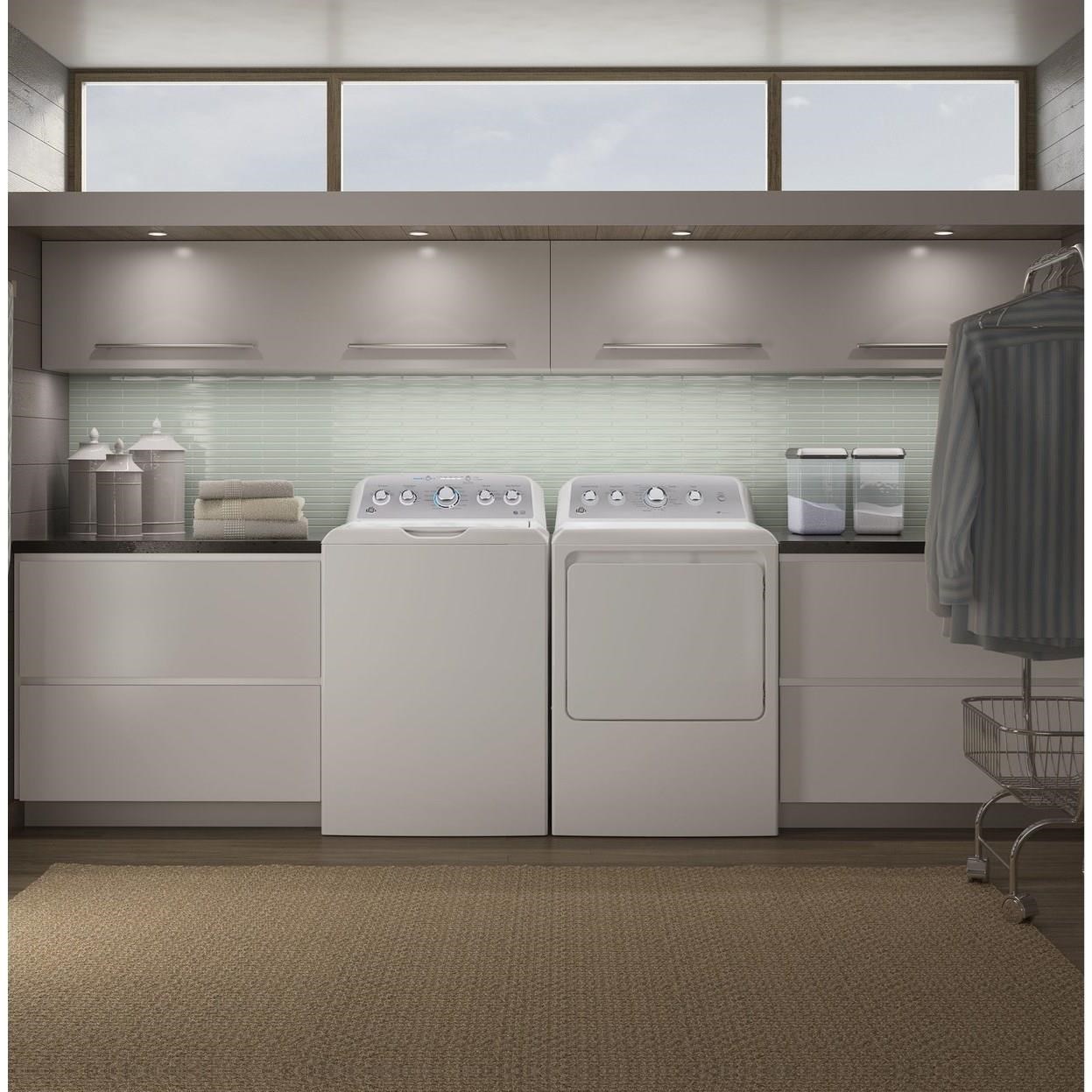 Ge Appliances Gtw500asnws Ge 4 6 Cu Ft Capacity Washer With Stainless Steel Basket Furniture And Appliancemart Washers Top Load