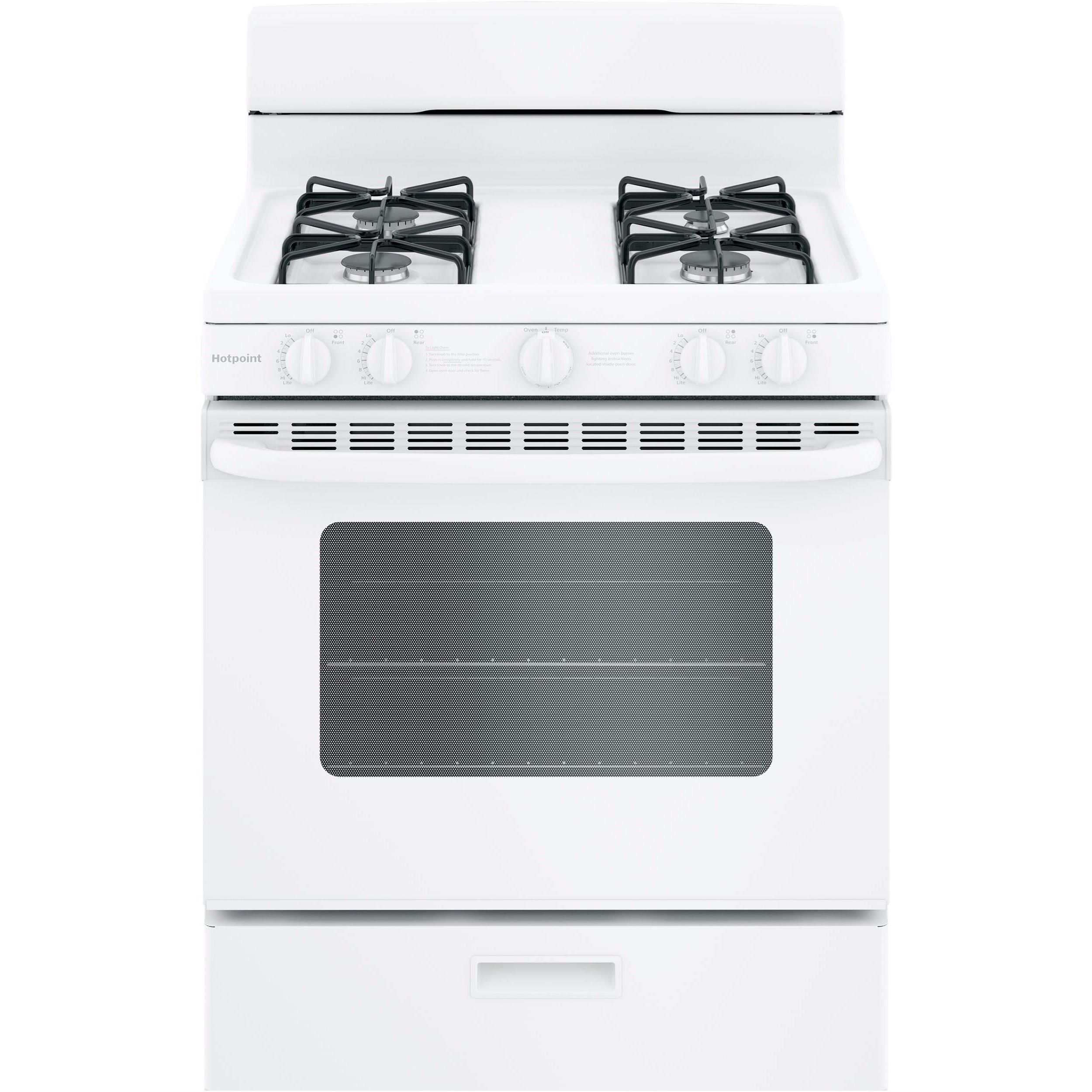 hotpoint electric ignition gas stove