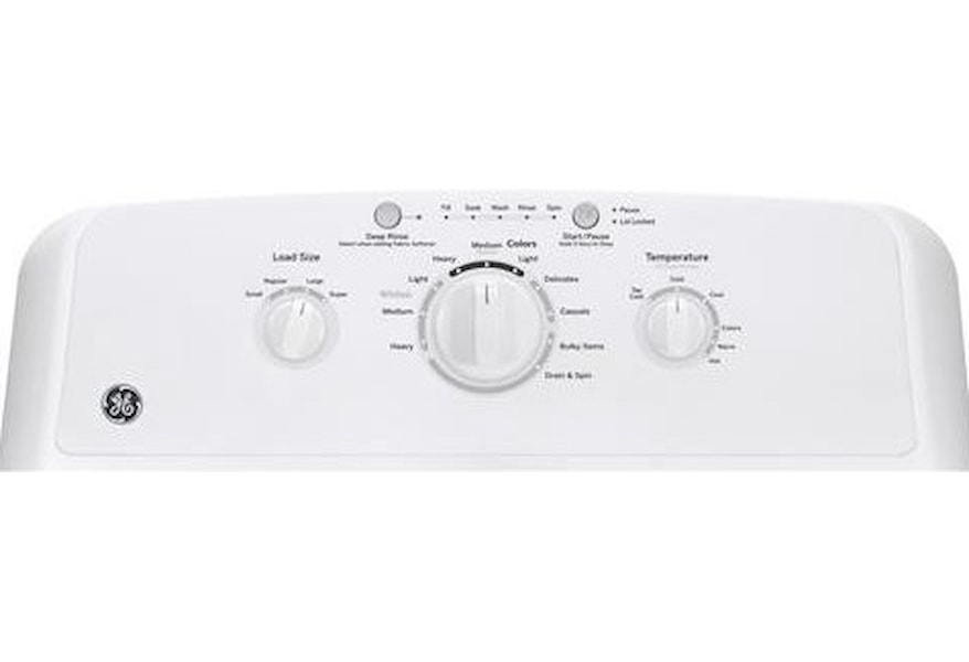 Ge Appliances Ge 3 8 Doe Cu Ft Capacity Washer With Stainless Steel Basket Vandrie Home Furnishings Washers Top Load