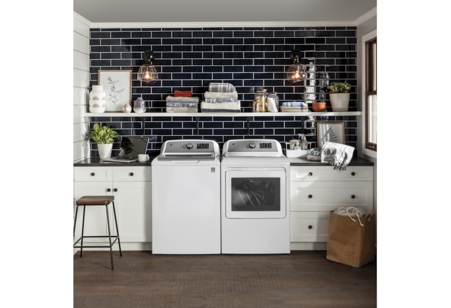 Ge Appliances 4 6 Cu Ft Capacity Washer With Flexdispense Vandrie Home Furnishings Washers Top Load