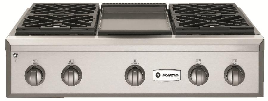 Ge Monogram 36 Professional Built In Natural Gas Rangetop With 4