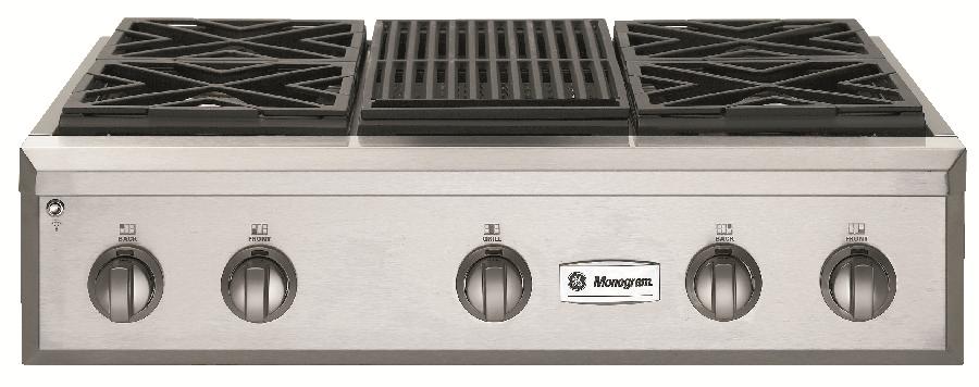 Ge Monogram 36 Professional Built In Natural Gas Rangetop With 4