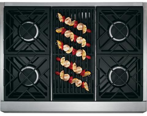 Ge Monogram 36 Professional Built In Natural Gas Rangetop With 4