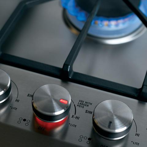 Ge Monogram 36 Built In Natural Gas Cooktop With 5 Burners