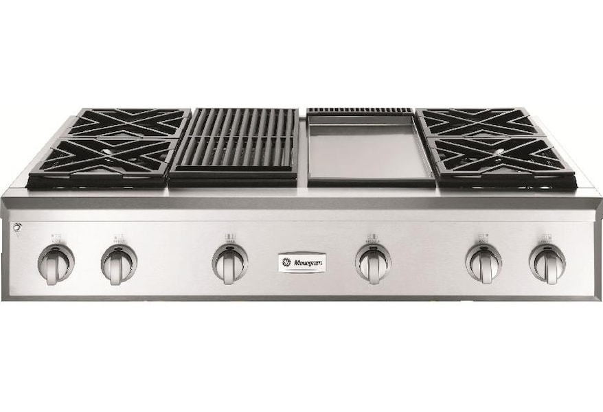 Ge Monogram 48 Professional Built In Natural Gas Rangetop With 4 Ge Monogram 48 Professional Built In
