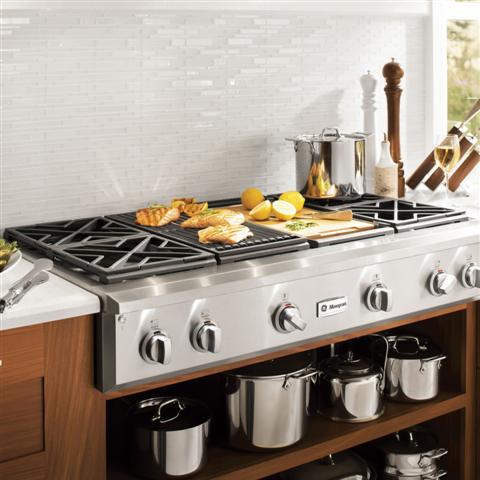 Ge Monogram 48 Professional Built In Natural Gas Rangetop With 4