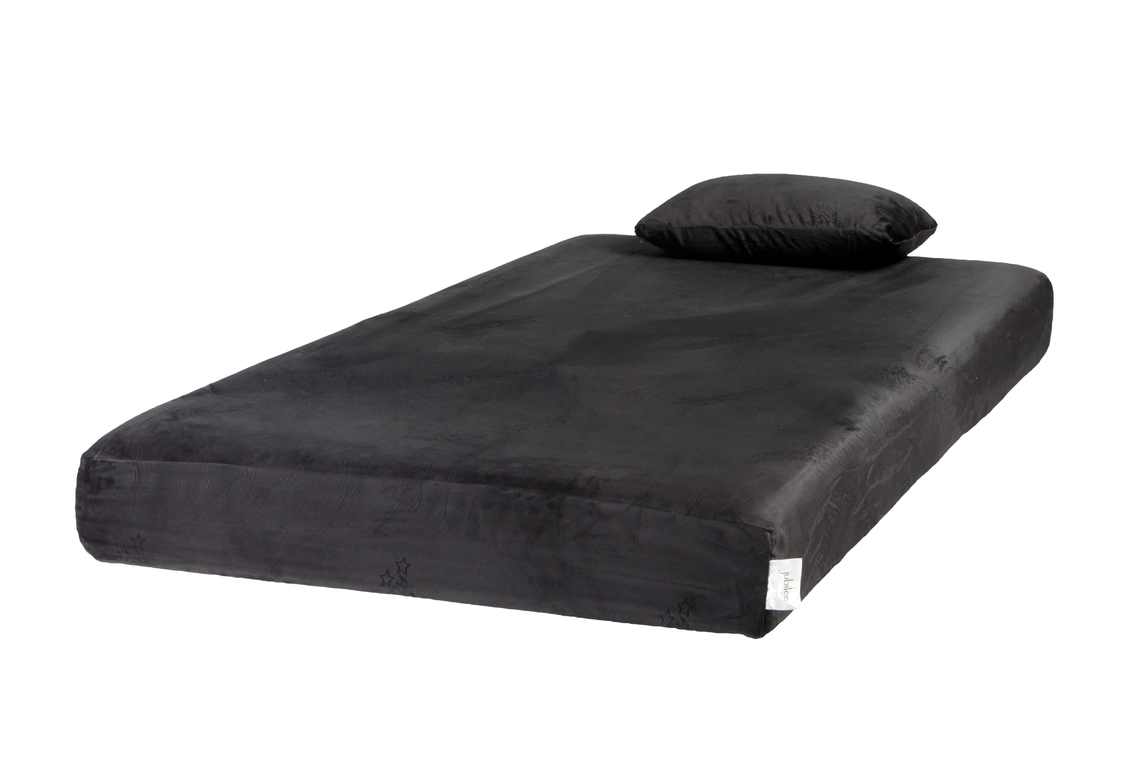 Glideaway Jubilee Youth Full 7 Visco Memory Foam Mattress And Matching Pillow Black H L Stephens Mattress