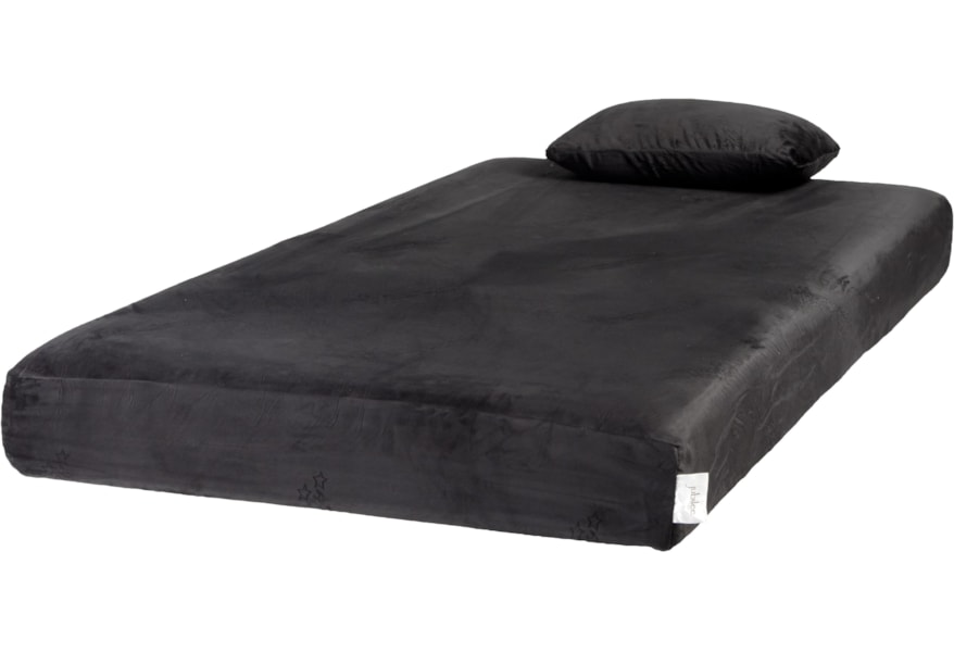 Glideaway Jubilee Youth Full 7 Visco Memory Foam Mattress And Matching Pillow Black H L Stephens Mattress