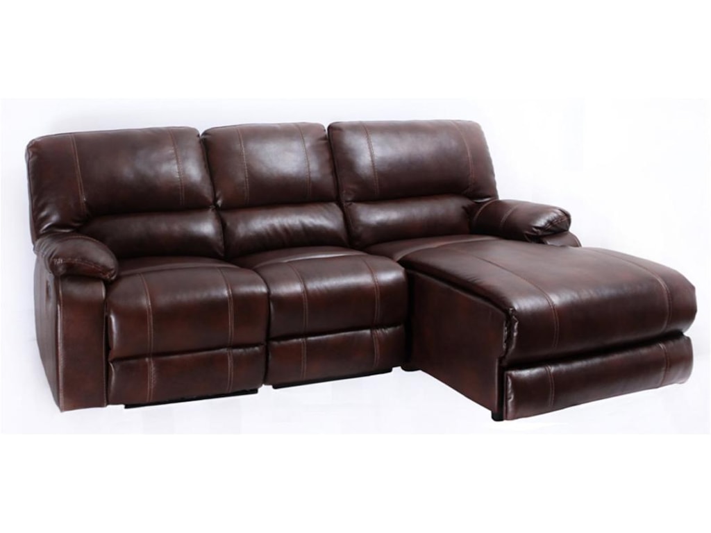 Global Furniture 8135 Casual Three Piece Sectional Sofa With