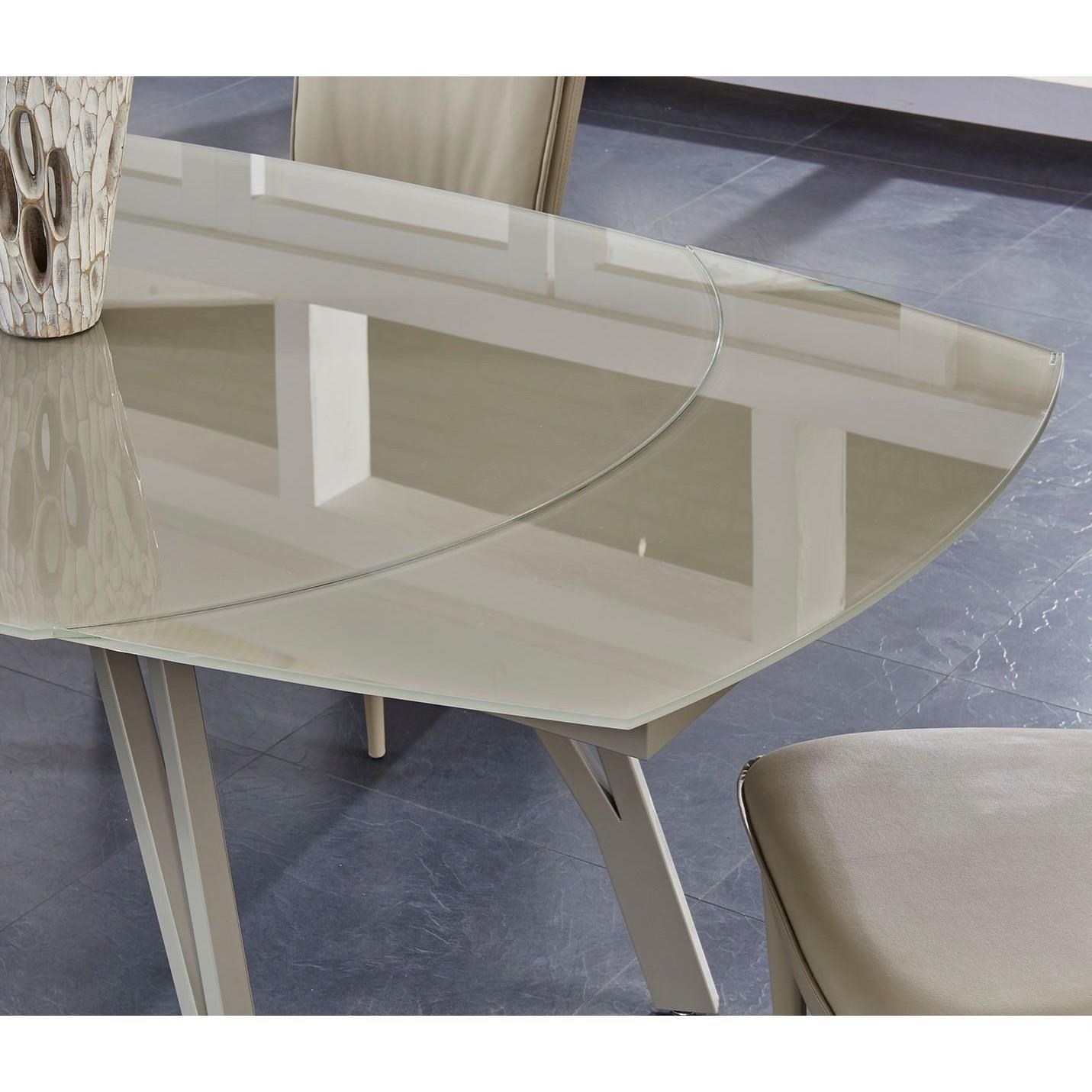 Global Furniture D2177 Contemporary Extendable Dining Table Dream Home Interiors Dining Tables A compact coffee table that opens and converts into a large dining table. contemporary extendable dining table