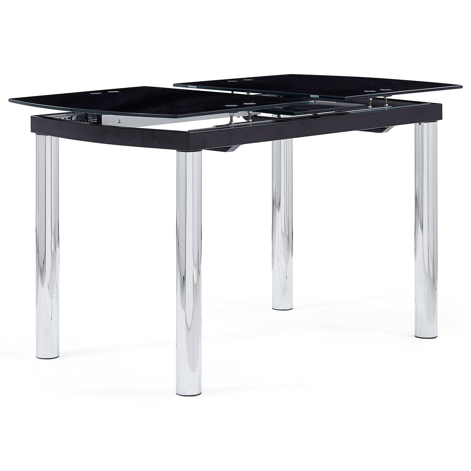 Global Furniture D30 D30dt Dining Table With Chrome Legs Nassau