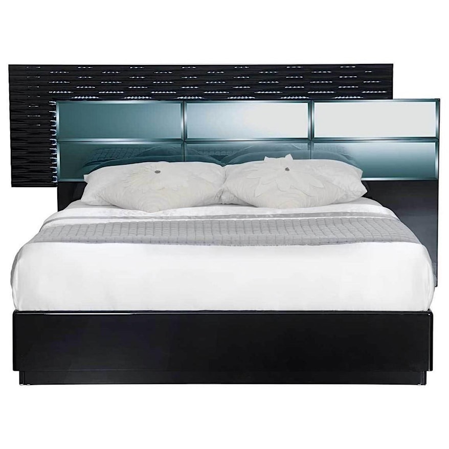 Featured image of post Bed With Led Lights On Headboard / The collection features two magnetic colors: