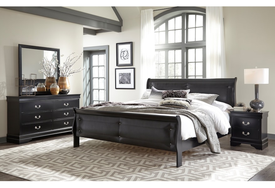 Global Furniture Marley Transitional Dresser And Mirror Set