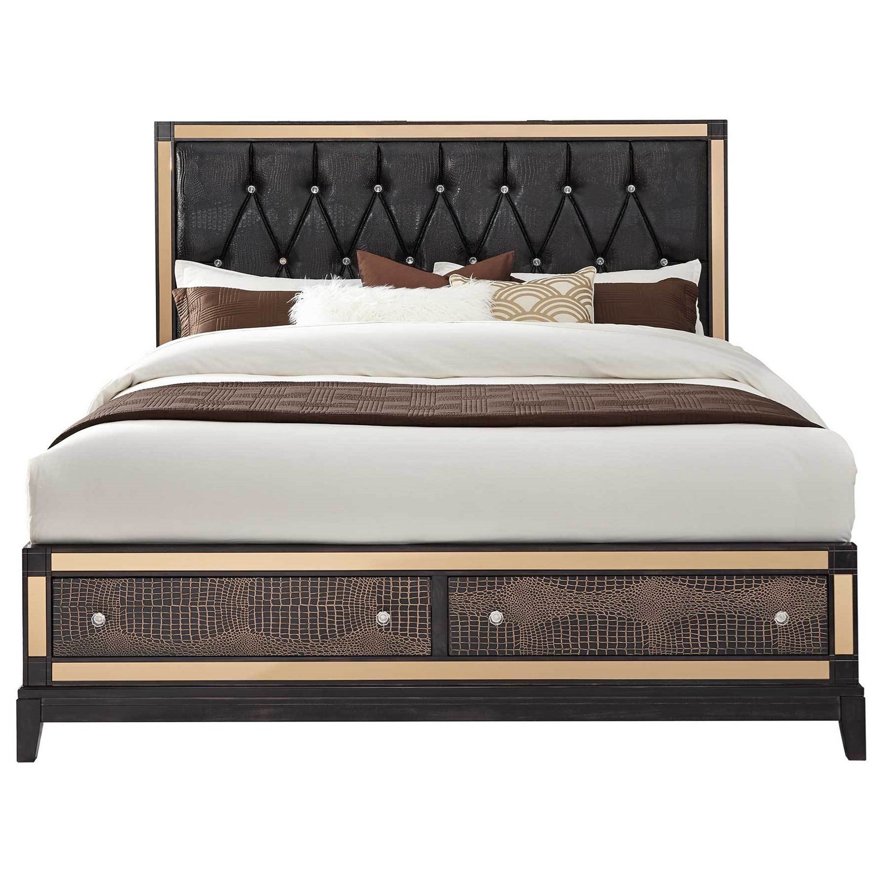 Queen Bed Frame With Mirror