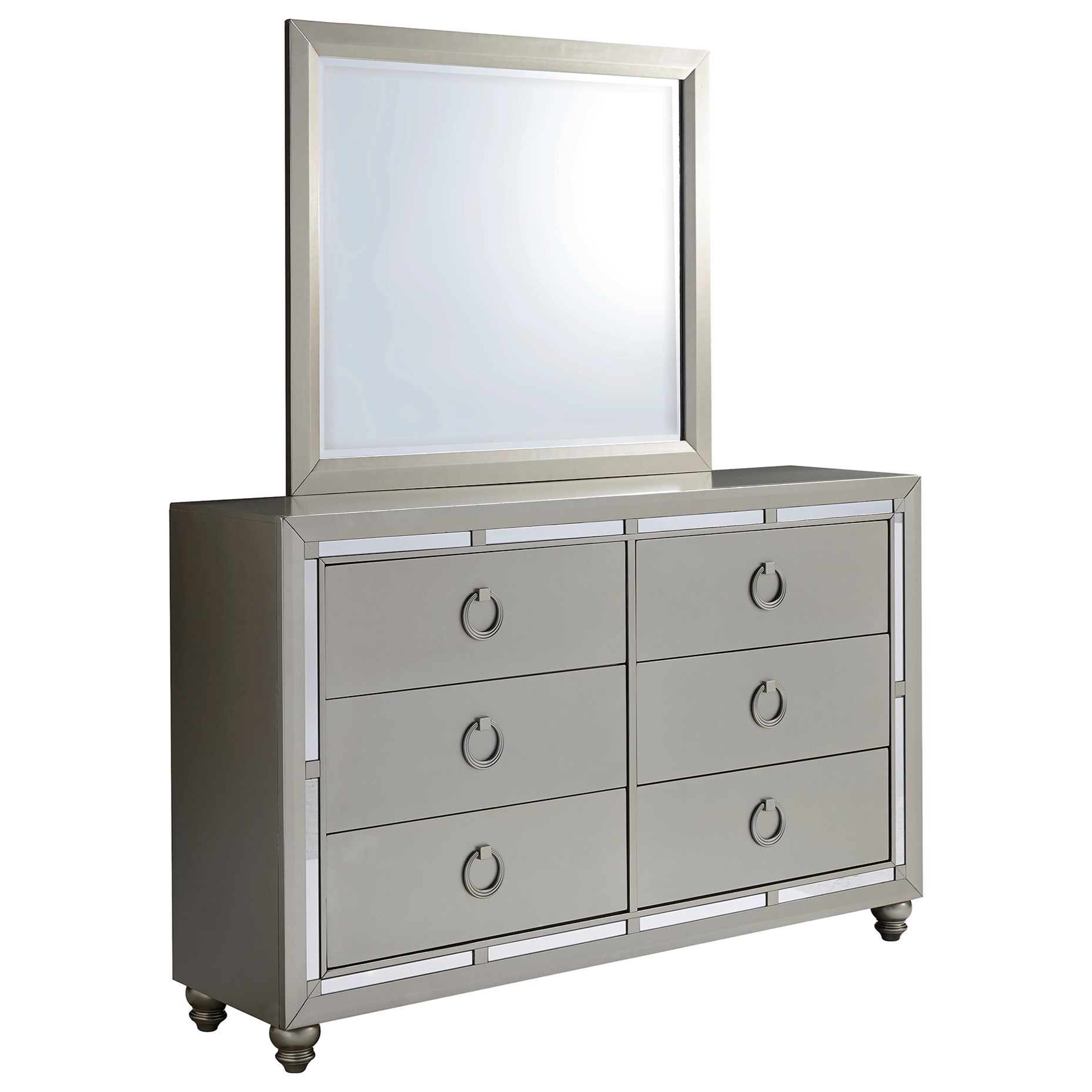 Dresser and Mirror Combo