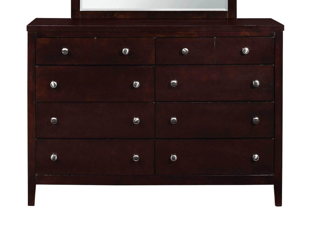 Global Furniture Rosa Transitional 8 Drawer Dresser Value City